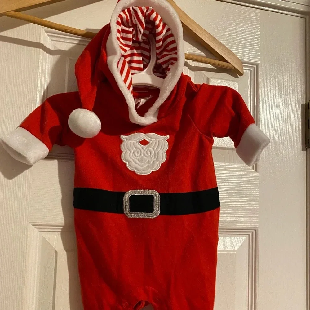 Cat and Jack Hooded Santa Outfit